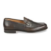 Platte leren mocassins met leren zool Church's , Brown , Heren