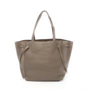 Pre-owned Leather celine-bags Celine Vintage , Gray , Dames