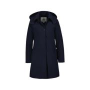 Dons gevoerde trenchcoat Woolrich , Black , Heren