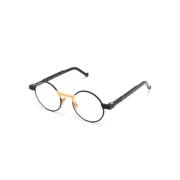 Wl0082 Black Gold Optical Frame Vava Eyewear , Black , Unisex