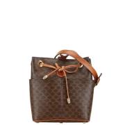 Pre-owned Canvas celine-bags Celine Vintage , Brown , Dames