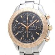 Pre-owned Rose Gold watches Omega Vintage , Black , Heren