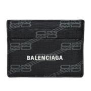 Pre-owned Canvas wallets Balenciaga Vintage , Black , Dames