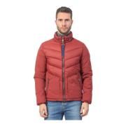 Rode Gewatteerde Fullzip Jas YES ZEE , Red , Heren