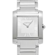 Pre-owned Stainless Steel watches Cartier Vintage , Gray , Dames