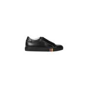 Premium leren sneakers met grijze piping Paul Smith , Black , Heren