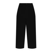 Wijde broek Y-3 , Black , Dames