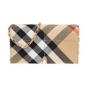 Snip Mini Schoudertas Burberry , Beige , Dames