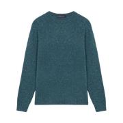 Teal gekleurde Wol-Nylon-Alpaca-Blend Trui Brooks Brothers , Green , D...