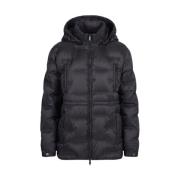 Korte donsjas met capuchon Iceberg , Black , Dames