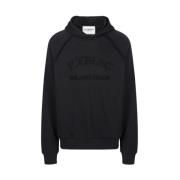 Sweatshirt met capuchon en logo Iceberg , Black , Heren