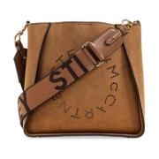 Schoudertas met logo Stella McCartney , Brown , Dames