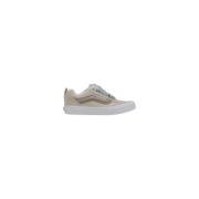 Premium Leren Sneaker Dames Collectie Vans , Beige , Dames