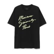 Zwarte Katoenen T-shirt voor Mannen Givenchy , Black , Heren