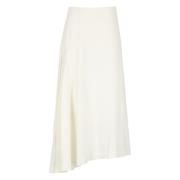 Witte Linnen Rok met Zak Y-3 , White , Dames