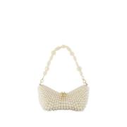 Witte Acryl Clutch met Magnetische Sluiting Cult Gaia , White , Dames