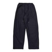 Gekookte Wol Navy Broek Arte Antwerp , Black , Dames