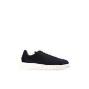 Sneakers met logo Emporio Armani , Black , Heren