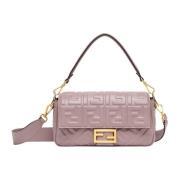 Roze 3D-effect Schoudertas Fendi , Pink , Dames