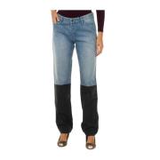 Rechte snit Denim Jeans Armani Jeans , Blue , Dames