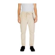 Crème Katoenen Jeans & Pant Collectie Gianni Lupo , Beige , Heren