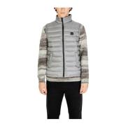 Grijze Polyamide Herfst/Winter Jas Gianni Lupo , Gray , Heren