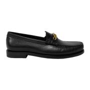 Zwarte Leren Loafers Damesschoenen Celine , Black , Dames