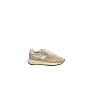 Stijlvolle Sneakers voor Dagelijks Gebruik Autry , Beige , Dames