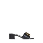 Zwarte Sandalen Elegant 4G Detail Givenchy , Black , Dames