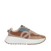 Bruine Sneakers voor Mannen en Vrouwen No Name , Brown , Dames