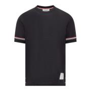 Ribboord T-shirt Thom Browne , Blue , Heren