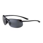 Stijlvolle zonnebril voor buitenactiviteiten Maui Jim , Black , Unisex