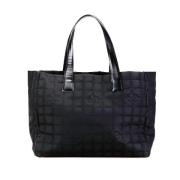 Pre-owned Canvas chanel-bags Chanel Vintage , Black , Dames