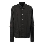 Overhemd met dubbele mouwen en zak Comme des Garçons , Black , Heren