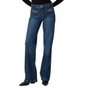 Blauwe Luxe Jeans - Montpellier Collectie Paige , Blue , Dames