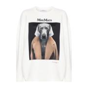 Upgrade je garderobe met Bacco sweatshirt Max Mara , White , Dames