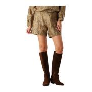 Gouden Glamour Shorts Lovi Amaya Amsterdam , Yellow , Dames