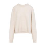 Luxe Zijdeblend Naakt Trui Isabel Marant , Beige , Dames