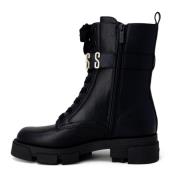 Dames Enkellaarzen Herfst/Winter Collectie Guess , Black , Dames