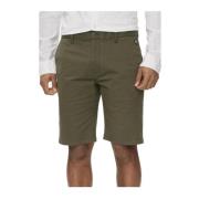 Katoenen Bermuda Shorts Heren Collectie Tommy Jeans , Green , Heren