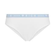 Laag uitgesneden witte denim dames slip John Richmond , White , Dames