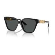 Vierkante Zonnebril Klassieke Stijl Luxe Kristallen Versace , Black , ...