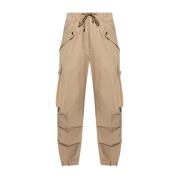 Cargo broek met 3D-zakken Dries Van Noten , Brown , Heren