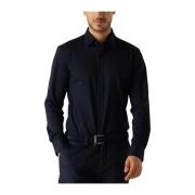 Heren Overhemd Hank Kent Boss Black , Blue , Heren