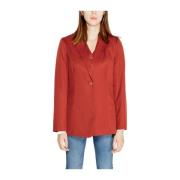 Rode Dames Blazer Herfst/Winter Collectie Vero Moda , Red , Dames