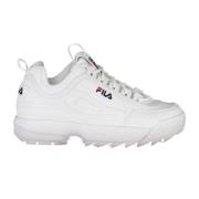 Polyester Damesneaker Chic Sporty Style Fila , White , Dames