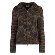 Hoge Kraag Met Rits Vest Isabel Marant Étoile , Brown , Dames