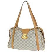 Pre-owned Canvas louis-vuitton-bags Louis Vuitton Vintage , White , Da...