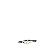 Zwart VLogo Koord Armband Lente-Zomer 2025 Valentino Garavani , Black ...