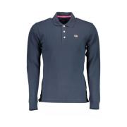 Blauw Katoenen Poloshirt voor Mannen La Martina , Blue , Heren